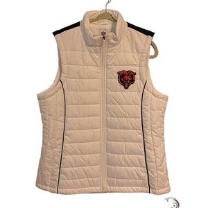 NWT Authentic NFL Chicago Bears Team Apparel Puffer Vest